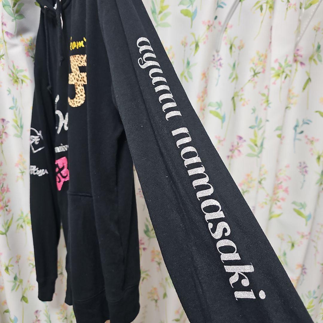 ayumi hamasakiパーカー L 黒【美品オーダー品】