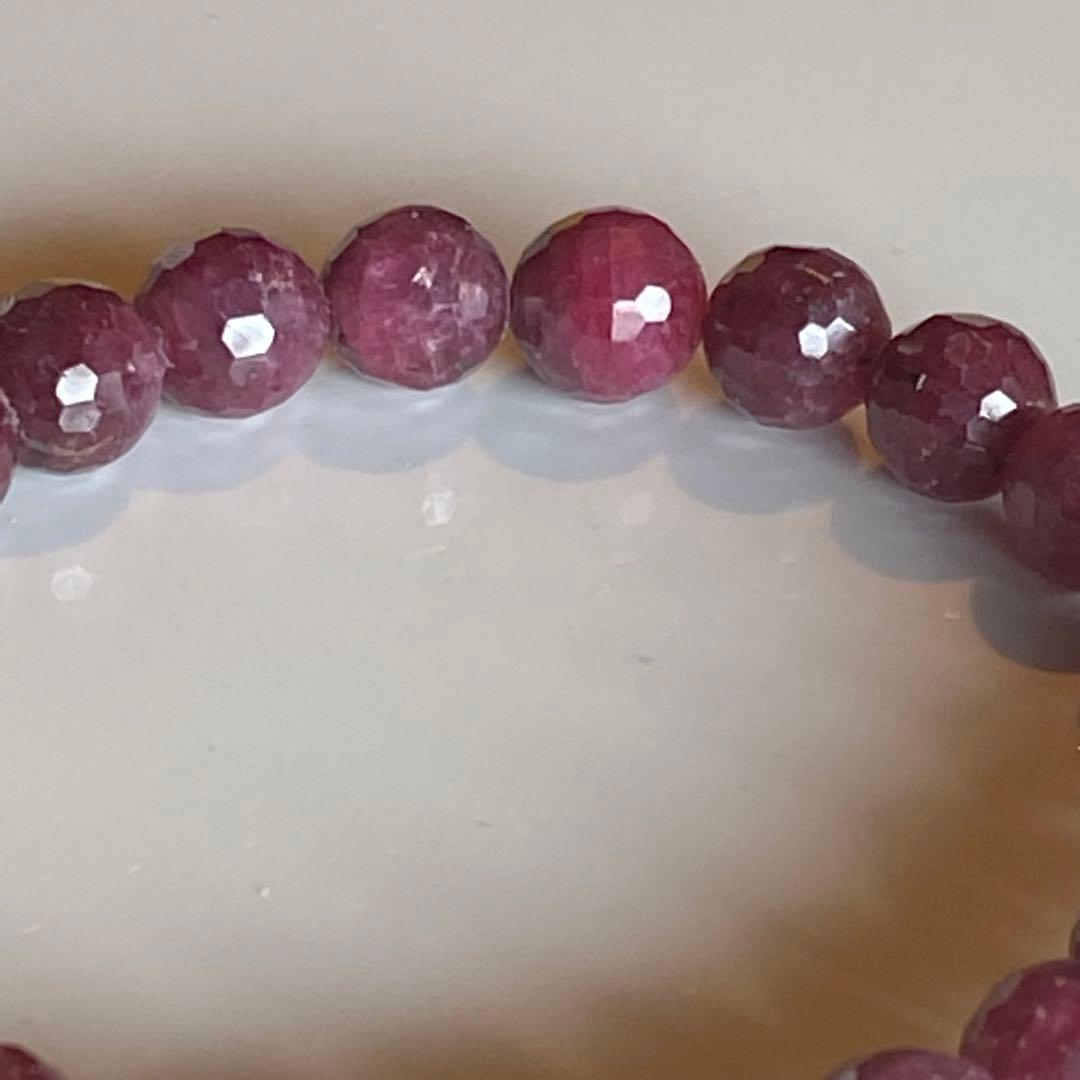 ルビー ボールカット ブレスレット