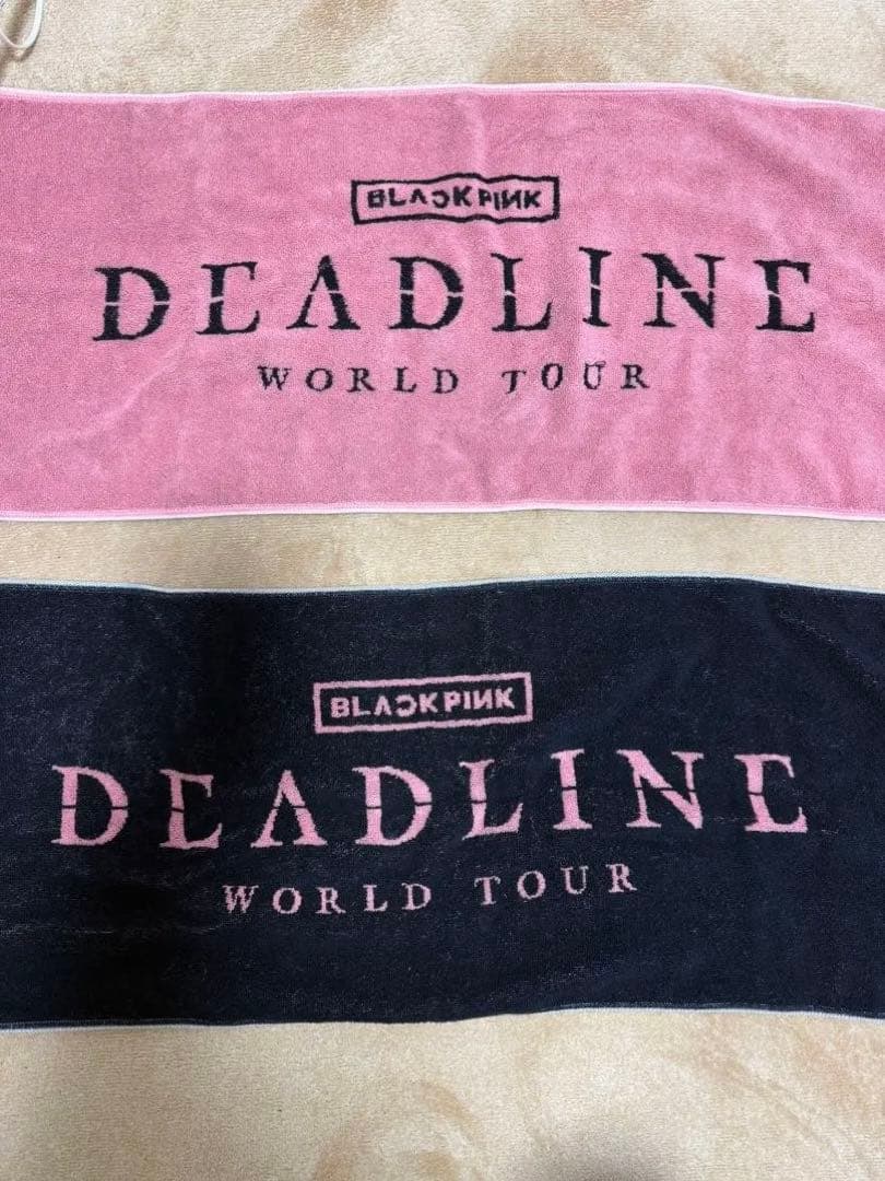 BLACKPINK DEADLINE WORLD TOUR タオル2枚セット