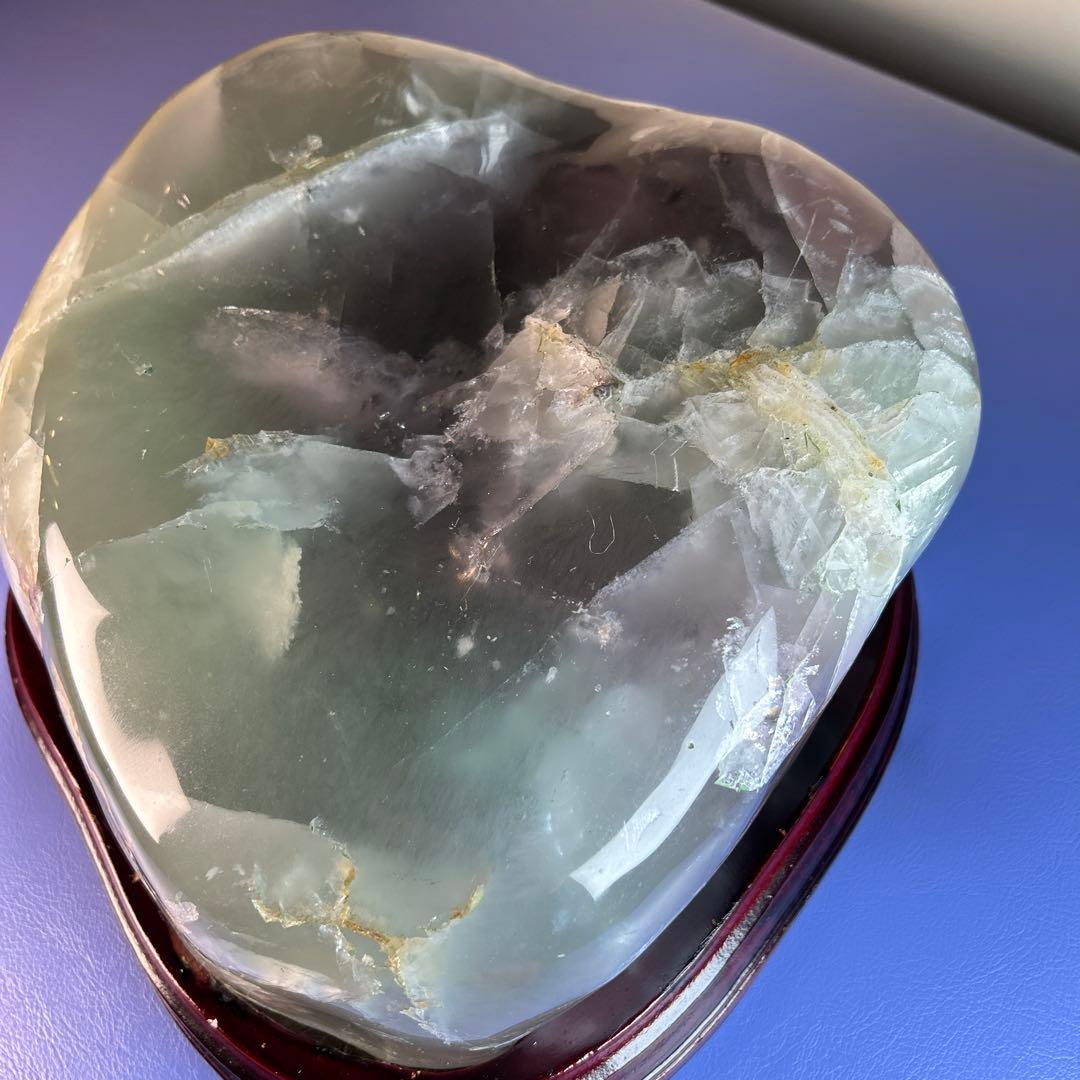 特大　最高の癒し.グリーンフローライト １４kg原石(購入者特典有り)