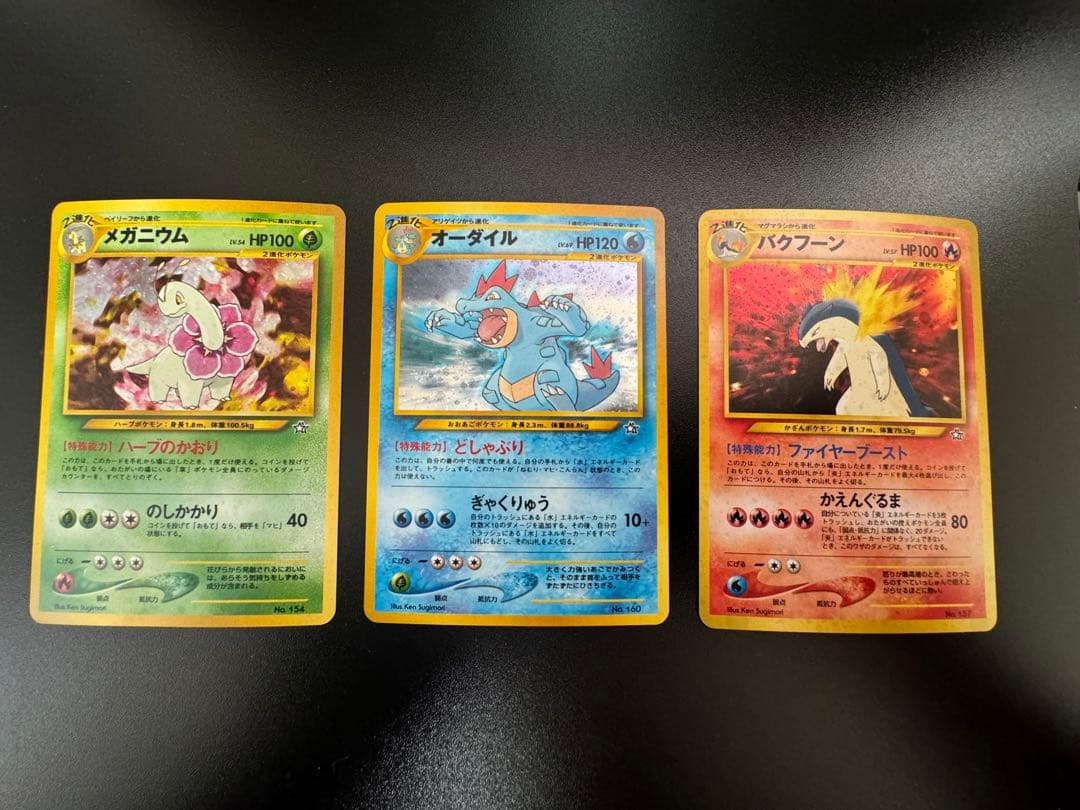 ポケモンカードネオ　プレミアムファイル開封品　ファイルなし　カードのみ