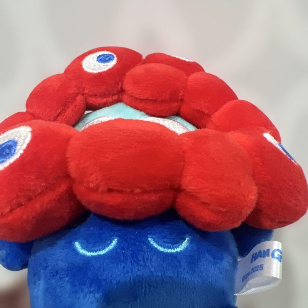 匿名発送 ハンギョドン ミャクミャク カラビナ付き なりきりぬいぐるみ