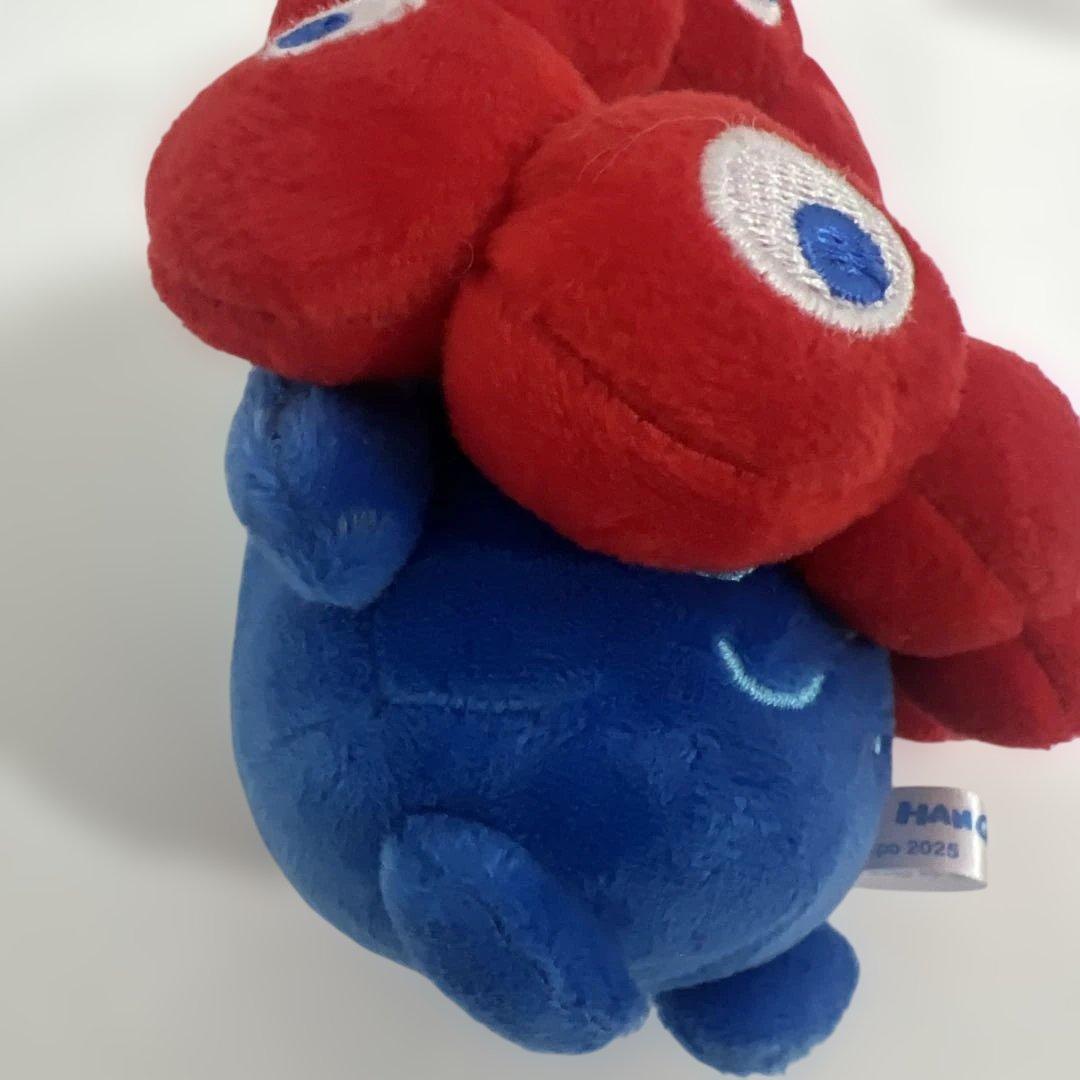 匿名発送 ハンギョドン ミャクミャク カラビナ付き なりきりぬいぐるみ