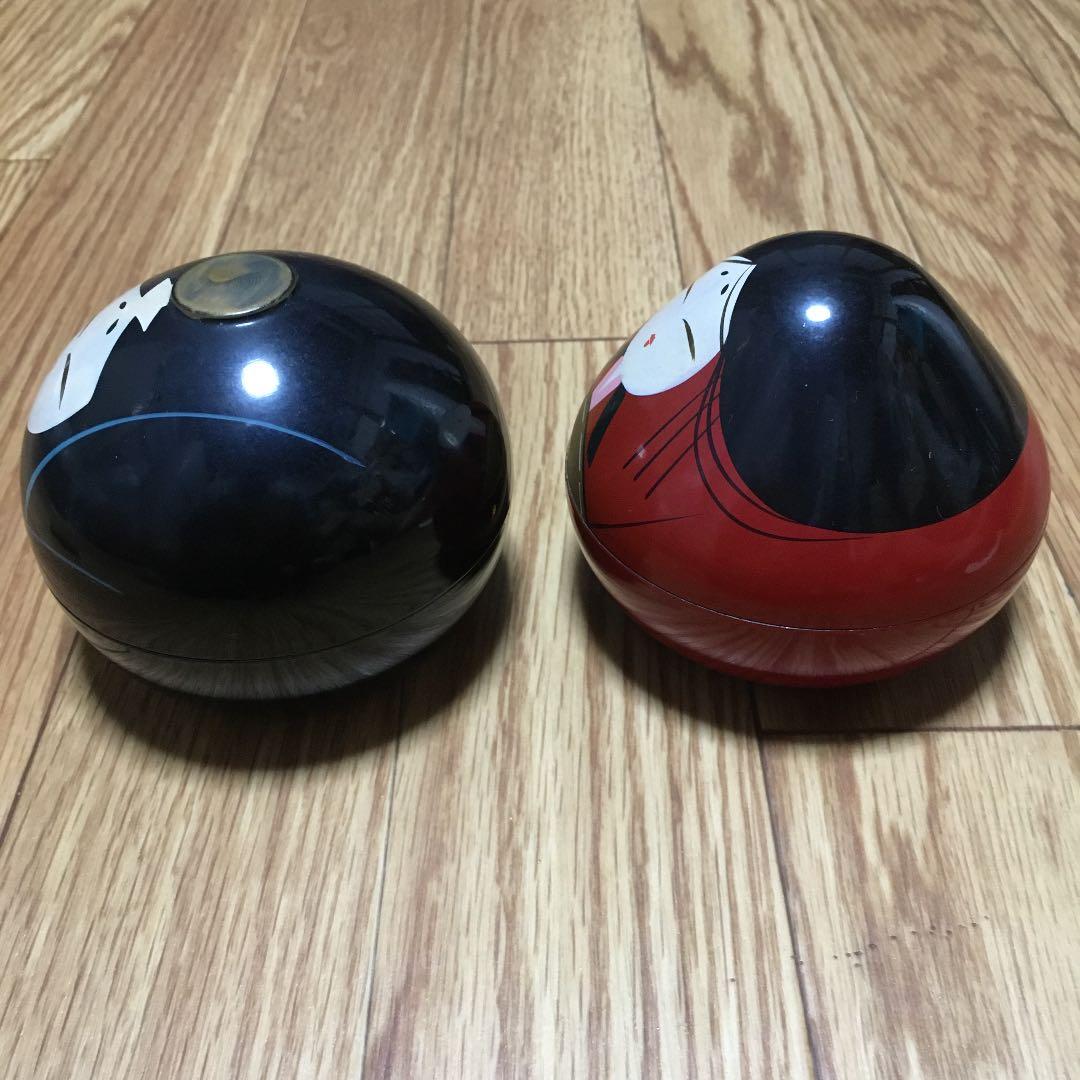 1063 大内人形　大内塗り　民芸菓子　大内人形飴　ケース　セット