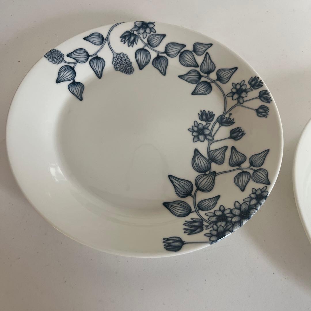 ArabiaアラビアRunoルノウインタースター　プレート26cm 2枚