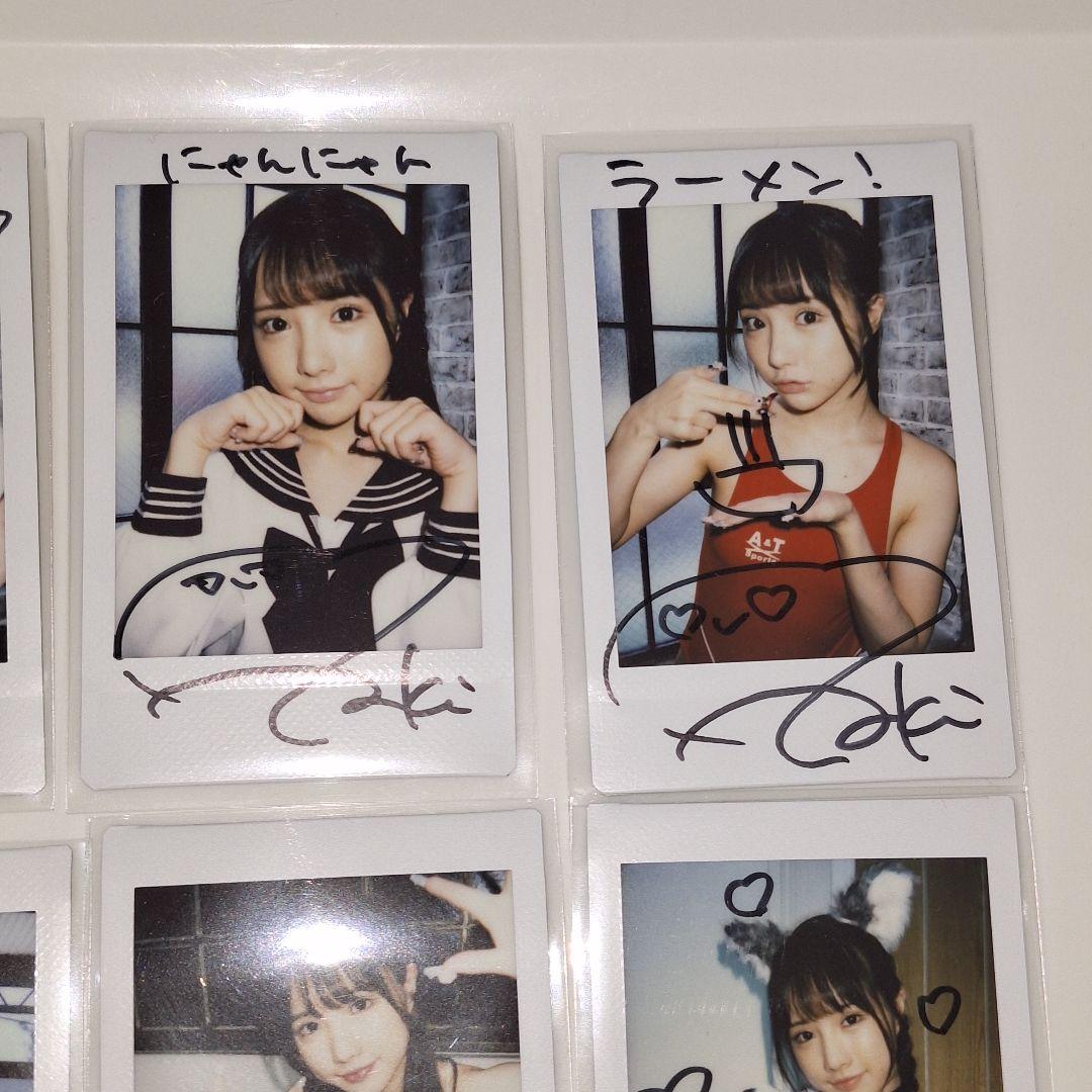 佐々木さき　落書き ＋ 直筆サイン入り現場チェキ　５枚セット