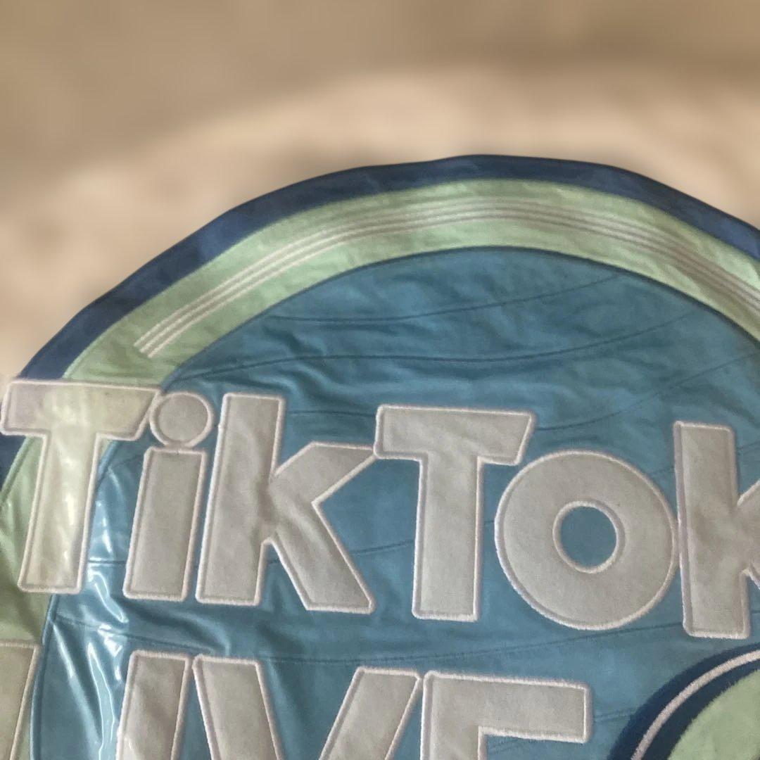 TikTok LIVE■クッション■非売品■限定グッズ■ユニバース■ミントブルー