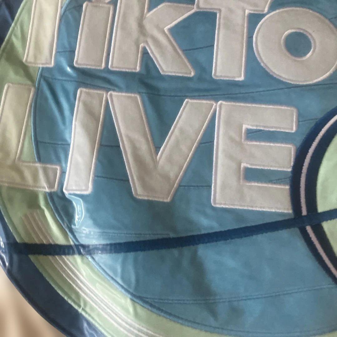 TikTok LIVE■クッション■非売品■限定グッズ■ユニバース■ミントブルー