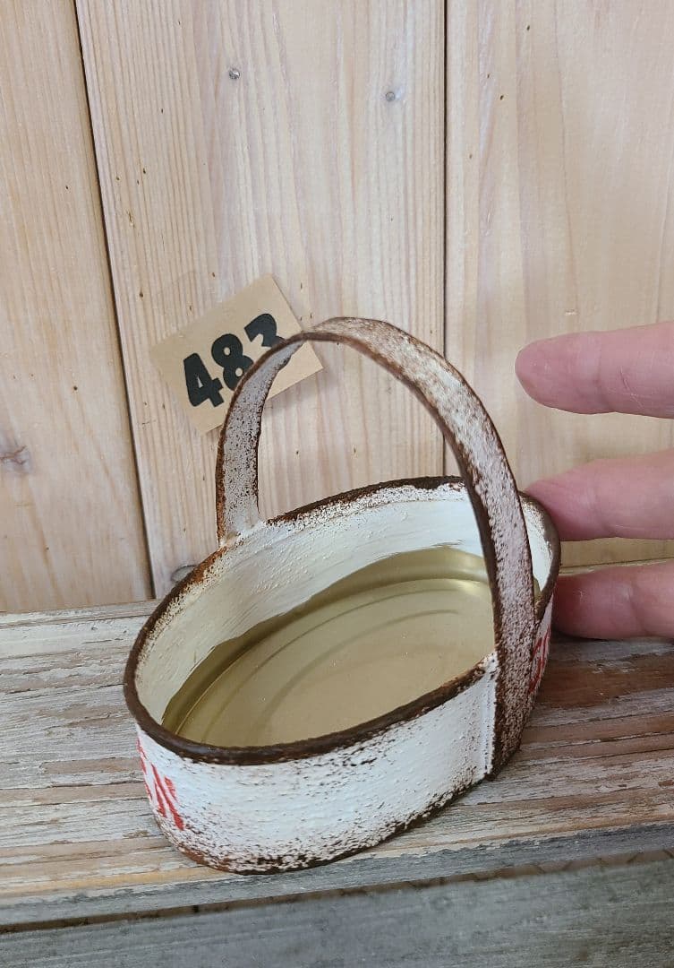 Rio様♥️♥️♥️専用です。483 持ち手イワシ缶。リメ缶