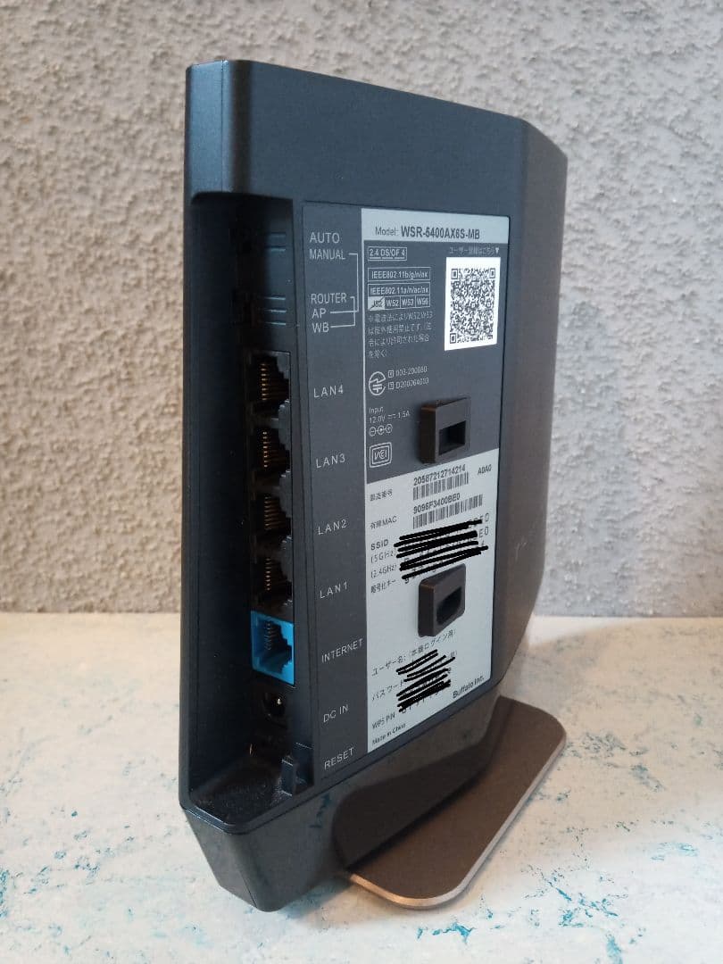 【美品】WSR-5400AX6S-MB