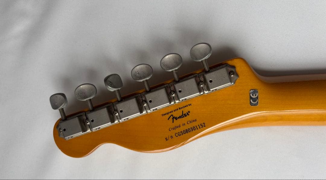 Squier Telecaster アイボリー/ブラック ギター　ジャンク品