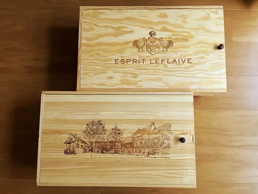 leflaive 高級　ワイン　木箱　リメイク品