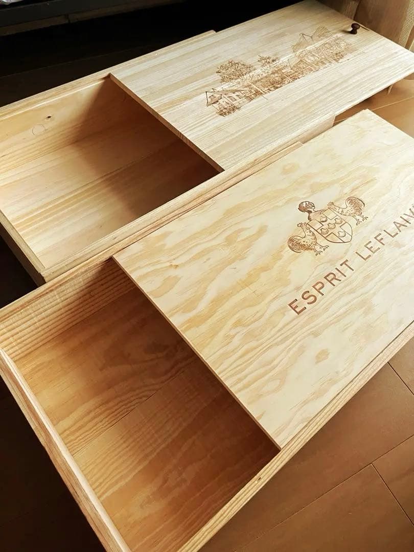 leflaive 高級　ワイン　木箱　リメイク品