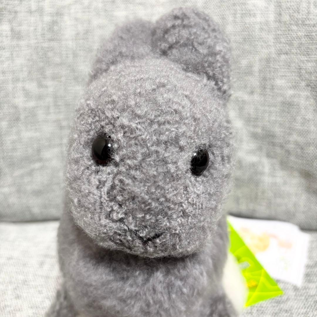 ファークラフトのグッズたち ぬいぐるみ お座りうさぎ　タグ付き　毛皮