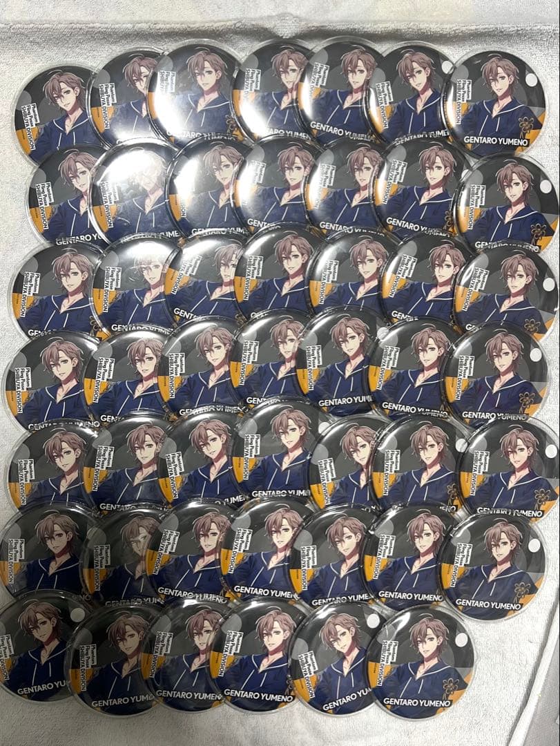 12/25まで ゆめ 夢野幻太郎 缶バッジ EW02 48個セット