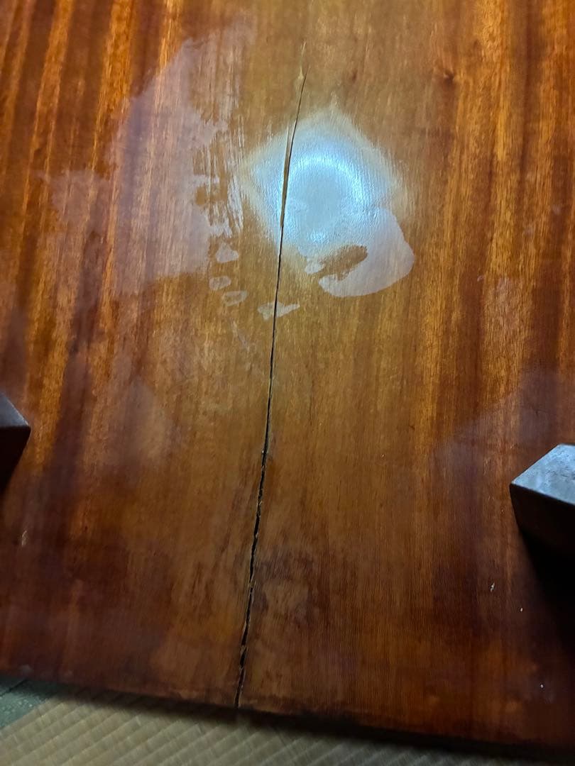 【CDBR】無垢材高級一枚板テーブル　長方形座卓　ヴィンテージ