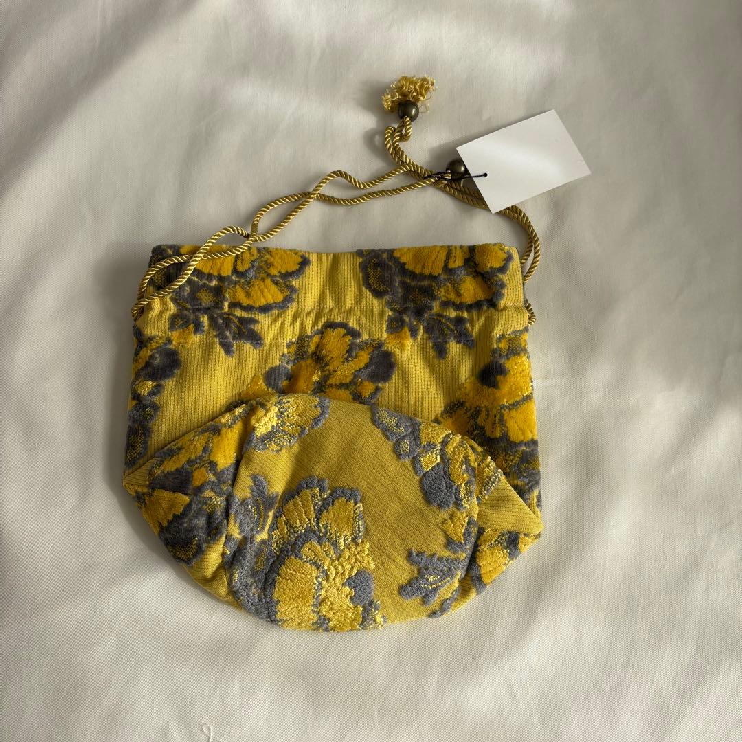 【新品未使用】MORO 花柄巾着袋Mサイズ