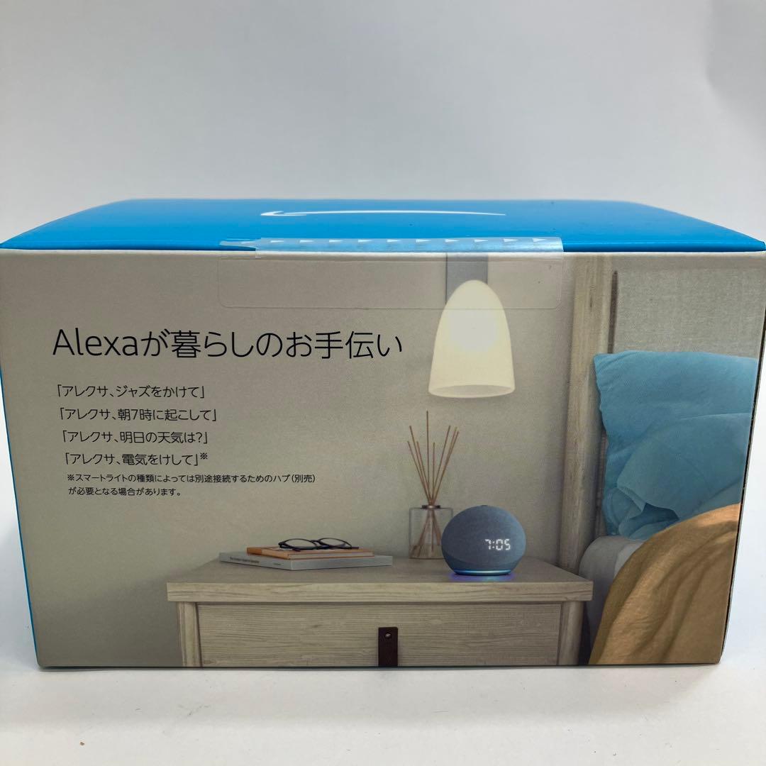 新品未開封 echo dot with clock 第4世代 時計付き アレクサ