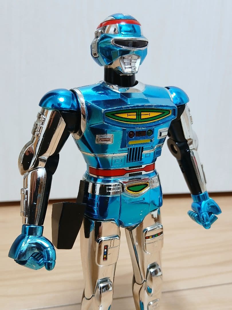 光る!鳴る!電子シャイダー　宇宙刑事シャイダー 超合金　可動式フィギュア当時物