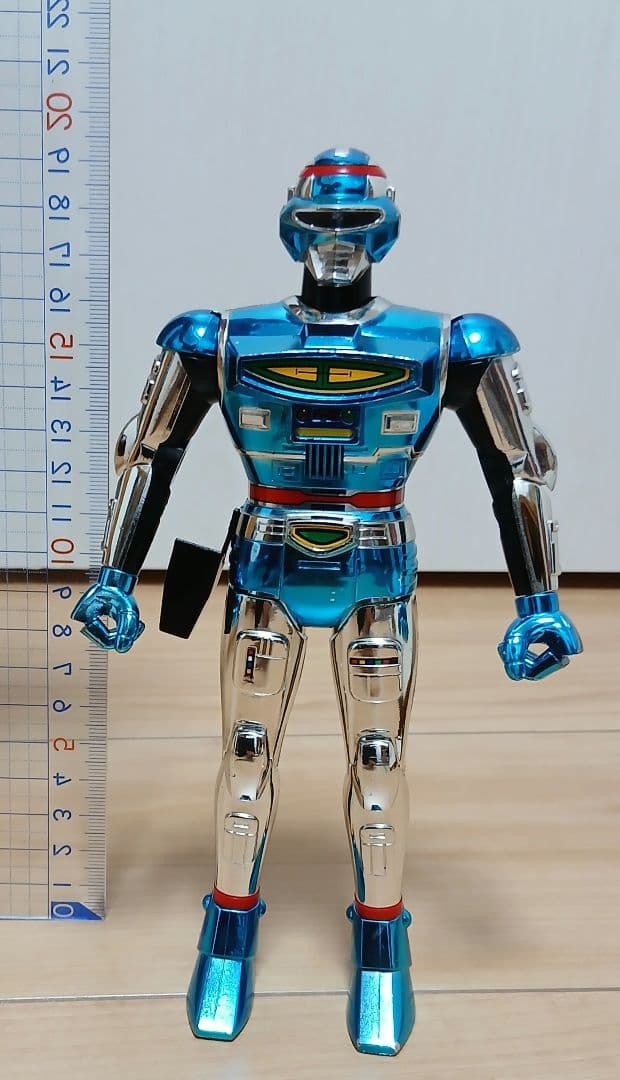 光る!鳴る!電子シャイダー　宇宙刑事シャイダー 超合金　可動式フィギュア当時物