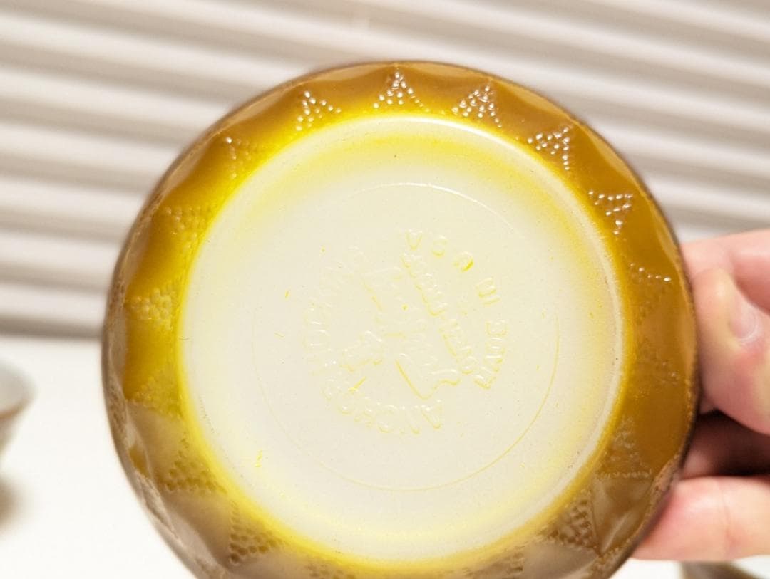 ファイヤーキング USAヴィンテージ アボカド ボウル イエロー セット