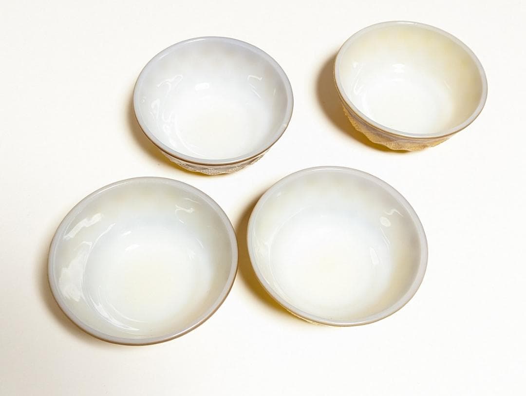 ファイヤーキング USAヴィンテージ アボカド ボウル イエロー セット