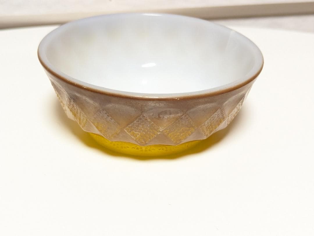 ファイヤーキング USAヴィンテージ アボカド ボウル イエロー セット