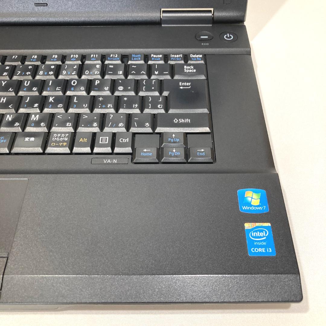 初心者向け✨快適i3・大画面・DVD✨黒✨すぐ使えるノートパソコン◇D507-1
