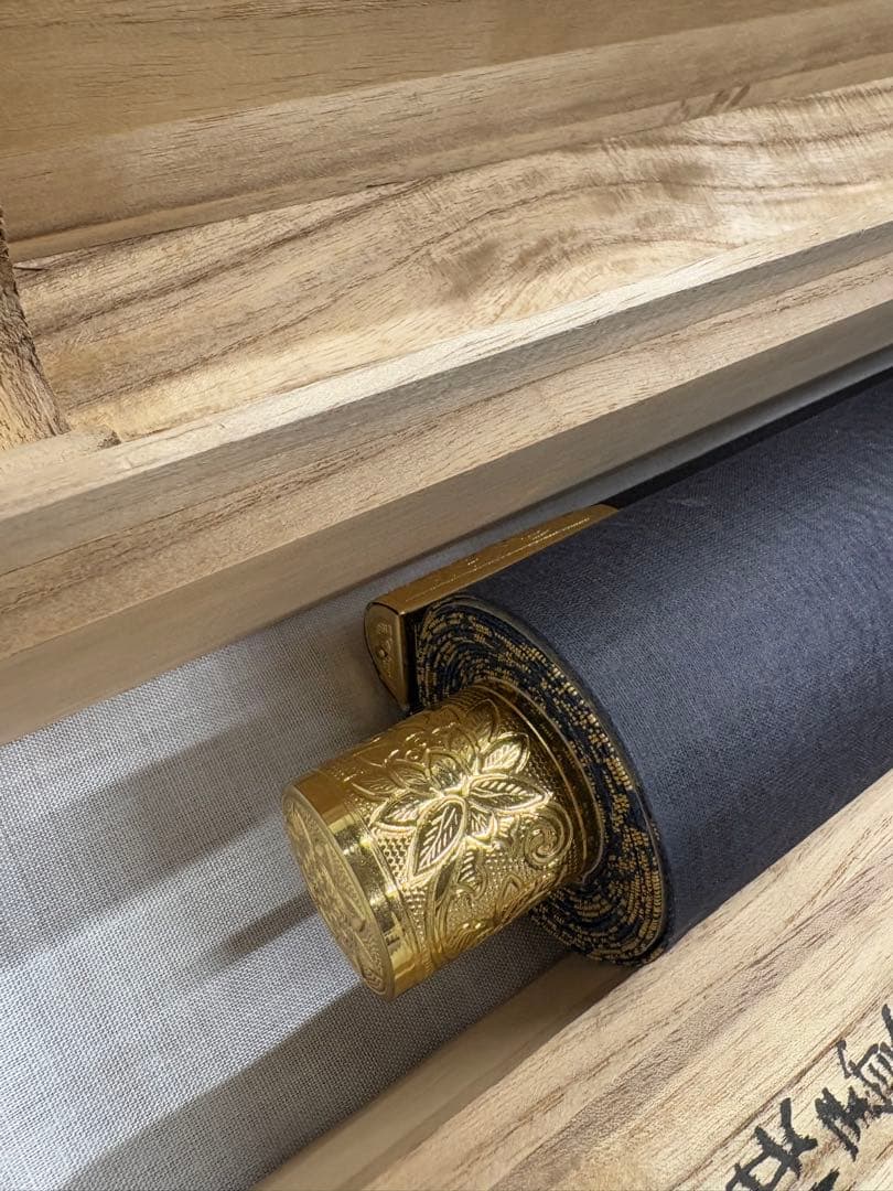 「雲中供養三尊菩薩」　掛け軸 掛軸　菩薩　共箱あり