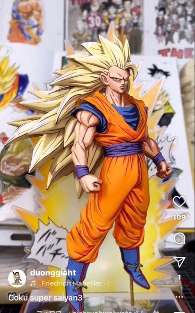 ドラゴンボール 天下一武道会6 超サイヤ人3 孫悟空 リペイント フィギュア