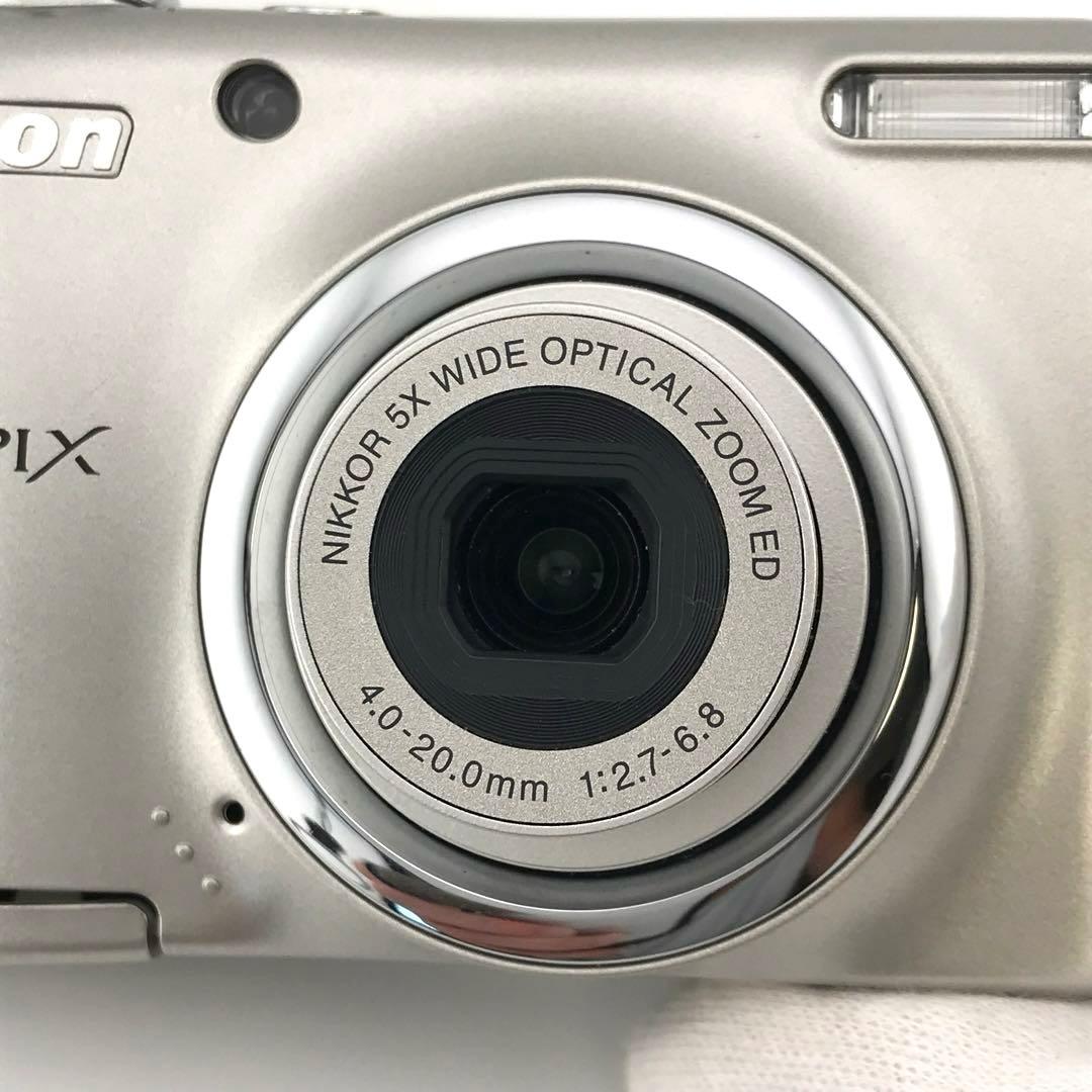 SDカード、リーダー付【動作確認済】Nikon COOLPIX L23 シルバー