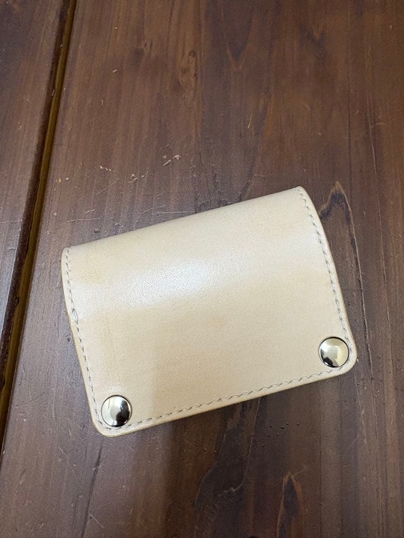 ナチュラルトラッカーウォレット　本革　ヌメ革 Trucker Wallet