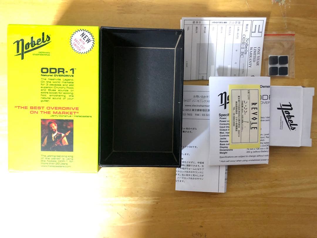 Nobels ODR-1 オーバードライブペダル