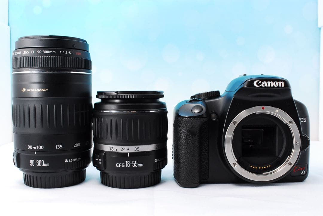 Canon EOS Kiss X2 Wレンズキット 届いてすぐ使える♫
