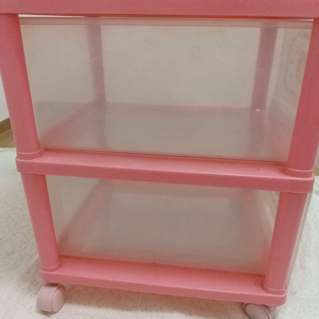 希少 レトロ ハローキティ 収納ボックス ４段 サンリオ　キティ 2000年