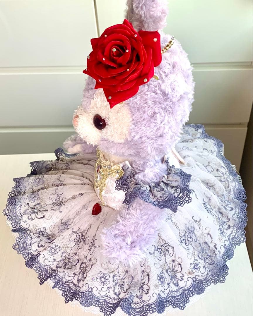 ステラルーコスチューム　バレエ衣装　バラの頭飾り付き