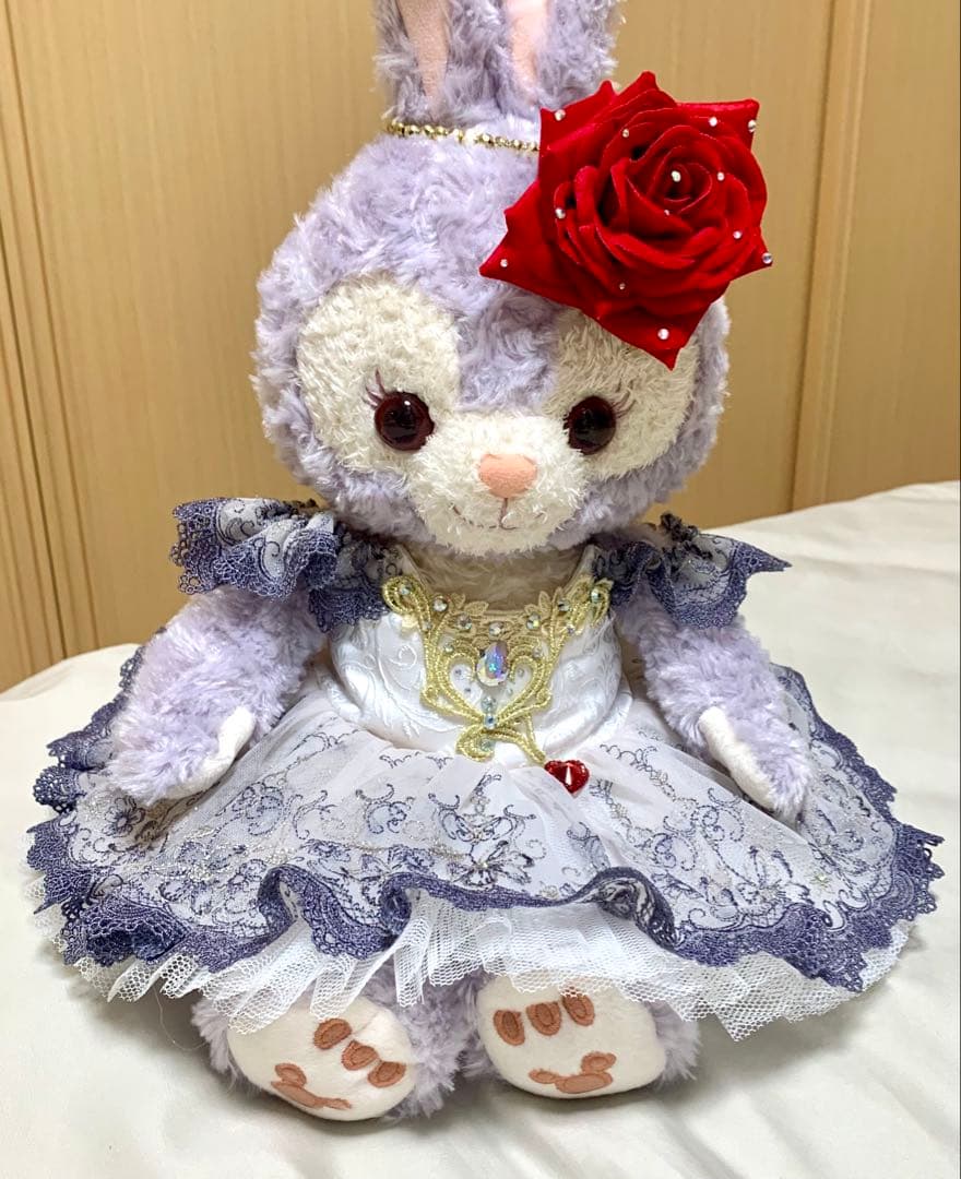 ステラルーコスチューム　バレエ衣装　バラの頭飾り付き