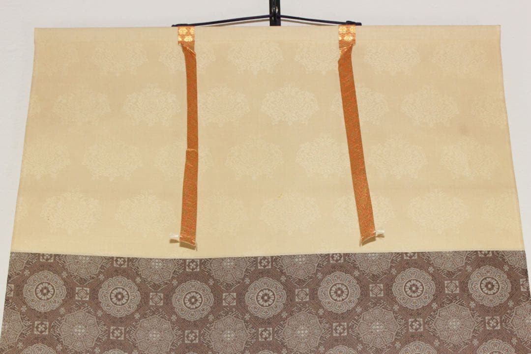 No5455 掛軸　在印　雲仙　観音菩薩像　紙本淡彩　仏教美術　仏画　送料無料