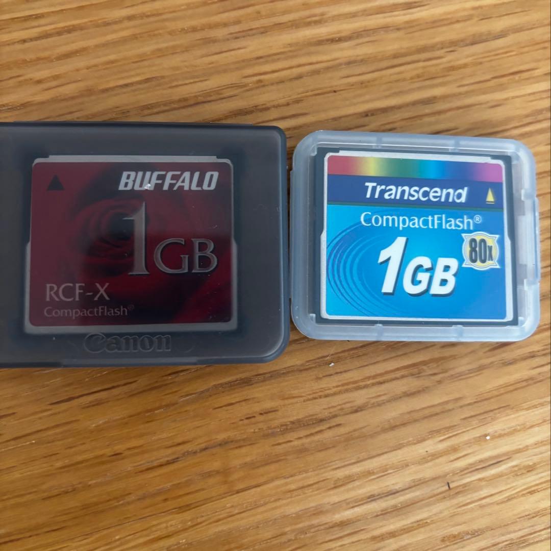 MINOLTA デジタルカメラ　コンパクトフラッシュ1G ２枚付