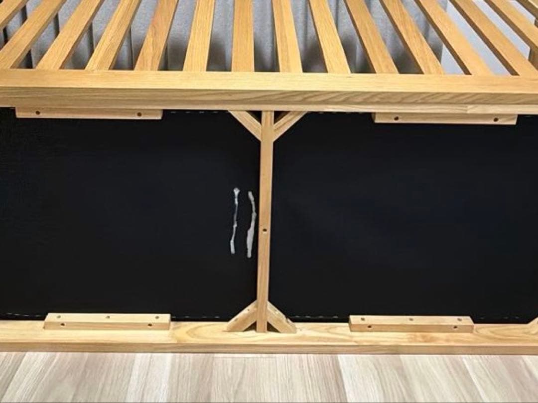 無印良品 木製フレームソファ 2.5シーター オーク材 ブラウン