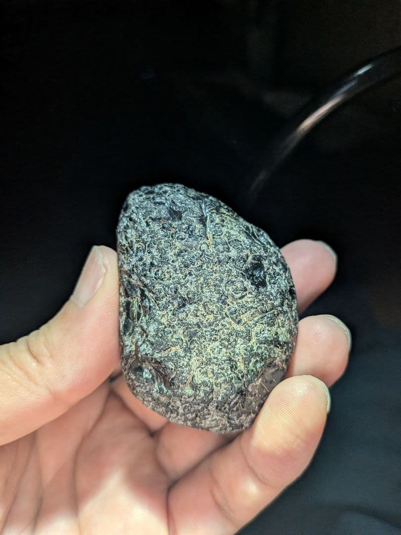 研磨品　十勝玲瓏　パープル、ブルーオーロラ　レインボーオブシディアン