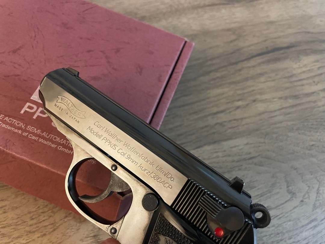 マルゼン　ワルサーニューPPK/S ブラックメタル