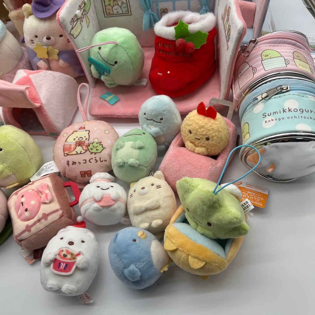 【大量】すみっコぐらし ぬいぐるみ＆おうち まとめ売り ４３個 家具 ハウス