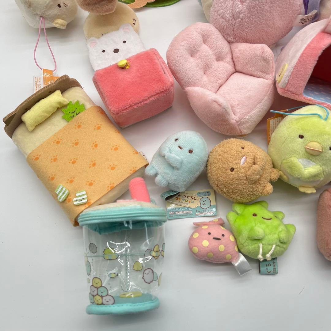 【大量】すみっコぐらし ぬいぐるみ＆おうち まとめ売り ４３個 家具 ハウス