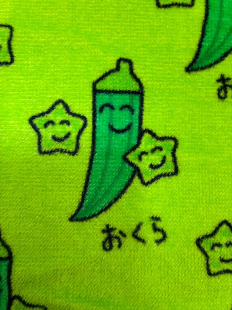 【新品！】コンビニ　おえかきさん　オクラキャラクター ハンカチ 30枚セット