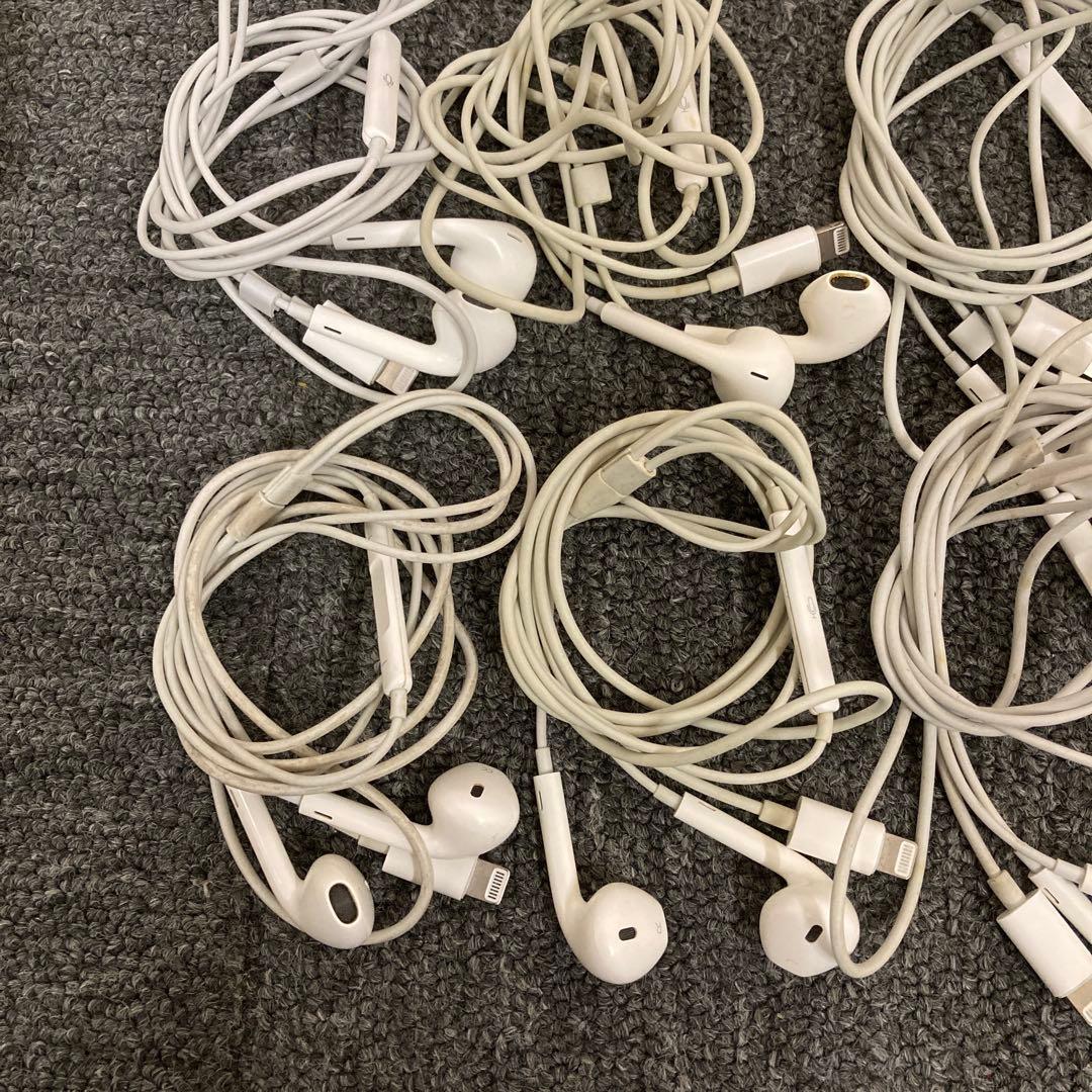 即決 Apple アップル iPhone 有線イヤホン ライトニング 15個