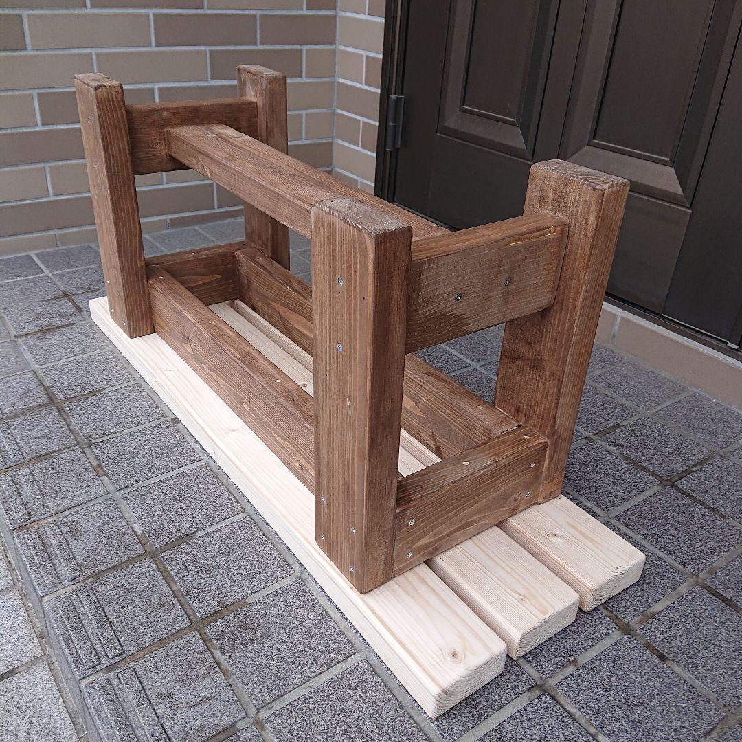 ベンチ　アンティーク調　木製　９０cmタイプ　丈夫　多目的　椅子 屋外 (ＷＢ)