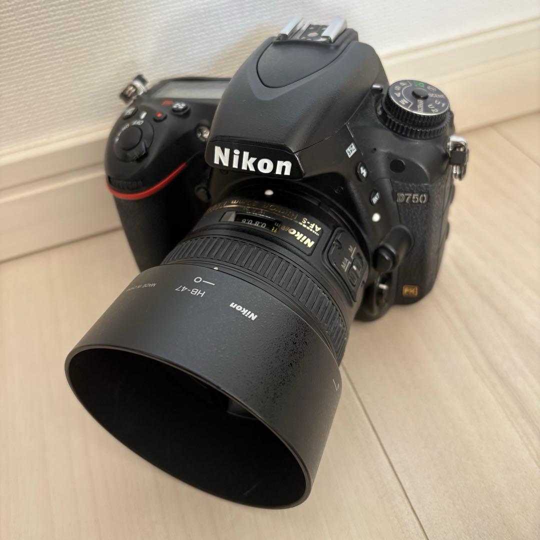 【美品】Nikon D750 ボディ・AF-S NIKKOR 50mm F1.8