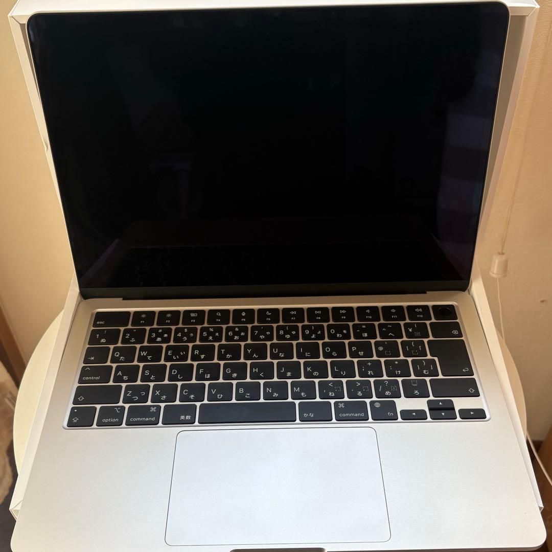 超美品MacBookAir M3 スペースグレー 8GB 256GB 2024