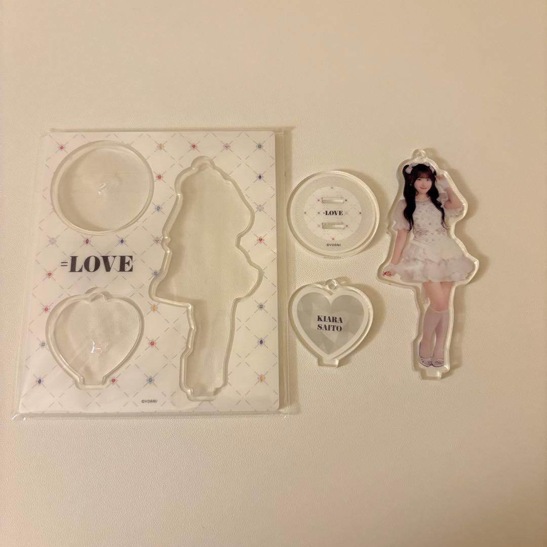 イコラブ 齋藤樹愛羅 アクスタ ピンキー 魔法少女 とくベチュ 宝石 まとめ売り